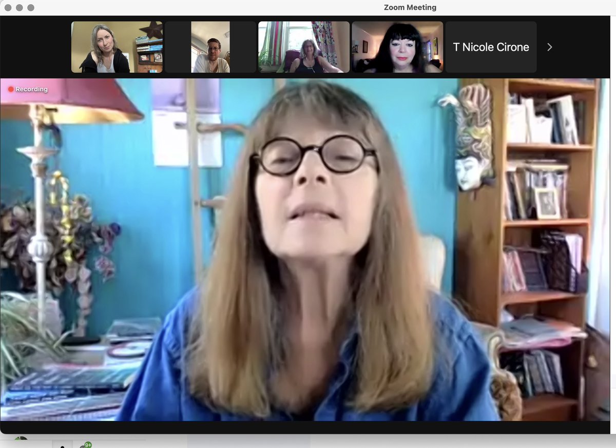 HeronBarks's tweet photo. So grateful to have @doriannelaux + @dlseuss read their poems for us today. Their brilliance and banter and heart filled the virtual room.

Sincerest thanks to those who attended; we will have a recording of the reading up on the site soon for those who couldn’t be there. https://t.co/XTSy2JOpzG