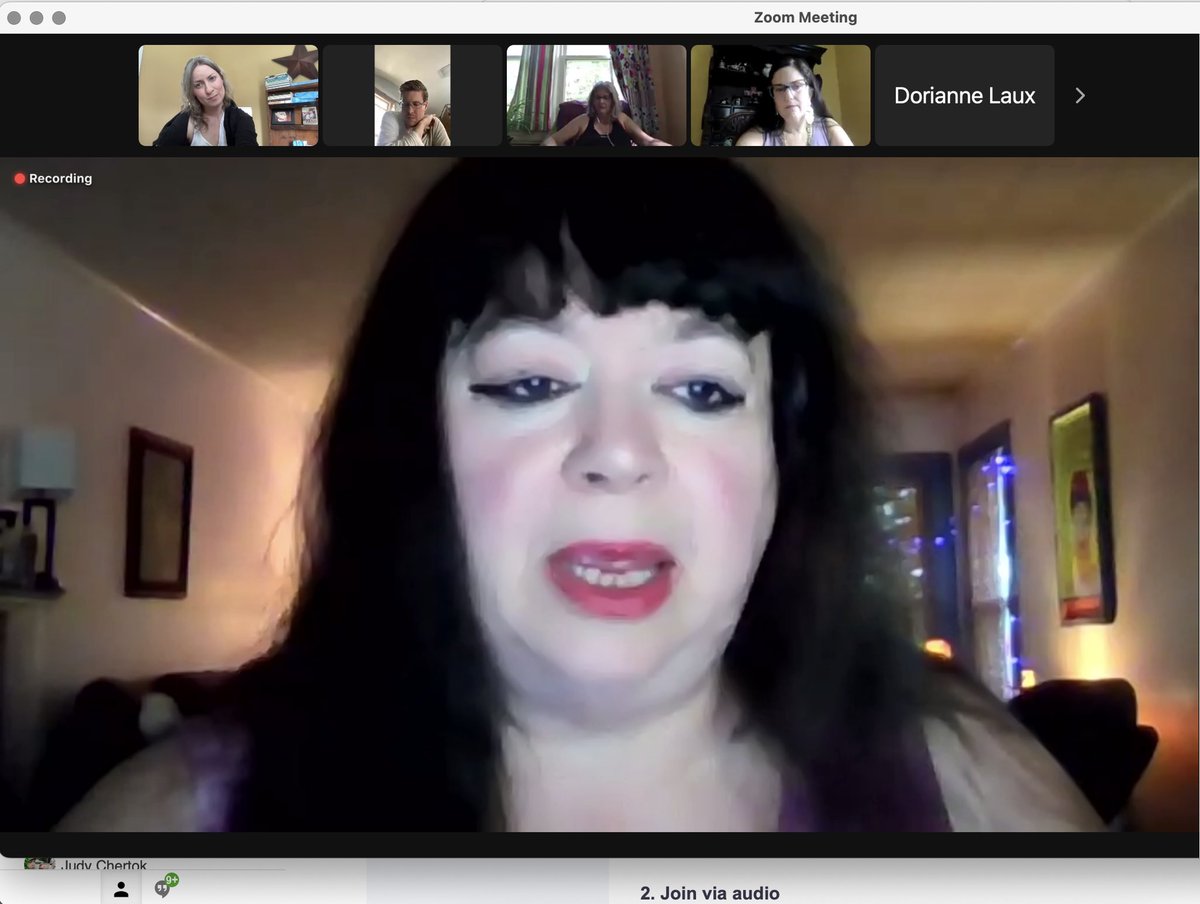 HeronBarks's tweet photo. So grateful to have @doriannelaux + @dlseuss read their poems for us today. Their brilliance and banter and heart filled the virtual room.

Sincerest thanks to those who attended; we will have a recording of the reading up on the site soon for those who couldn’t be there. https://t.co/XTSy2JOpzG