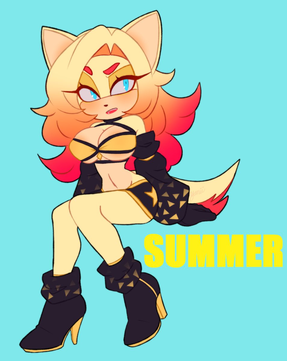 YanYanderella's tweet photo. #MaydenDressup 
Decided to partake in the challenge with a new character of mine named Summer~ https://t.co/Wlsm2TJHbU