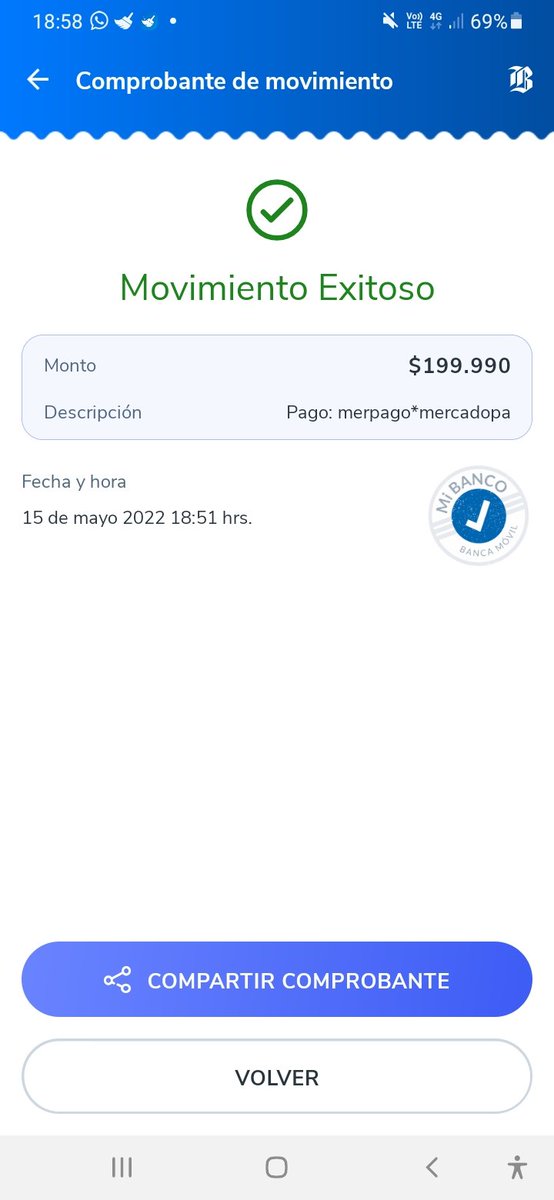 jramicl's tweet photo. Señores @AyudaBancoChile @bancodechile @BancoCredichile 
Me acaban de generar este cargo por algo que yo no he comprado. https://t.co/YKIVgwRTjL