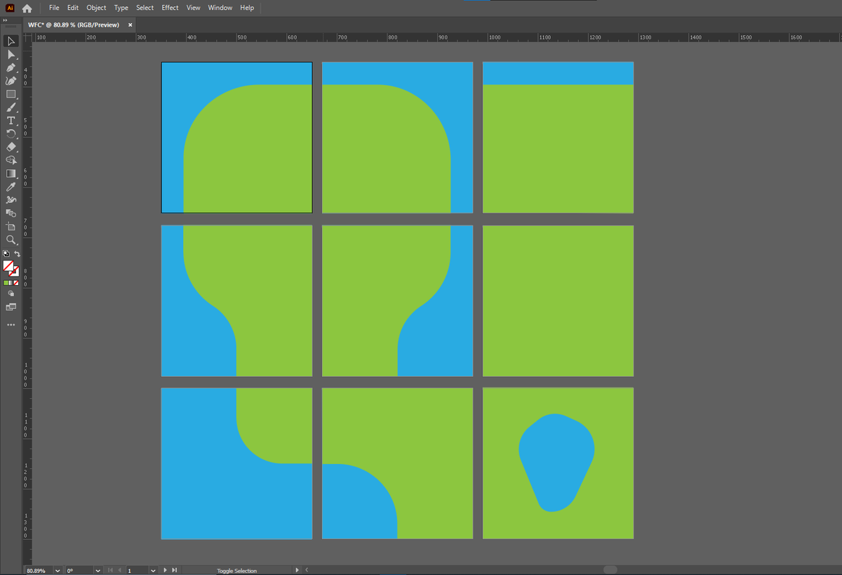 blue_baldwin's tweet photo. I am either being very brave or foolish... Or both... Attempting to learn Wave Function Collapse 🤯😬 For a long while, I have been Inspired by #Townscaper to learn more about this incredible Algorithm!   
#gamedev #programming #student https://t.co/AB0YmesBOm