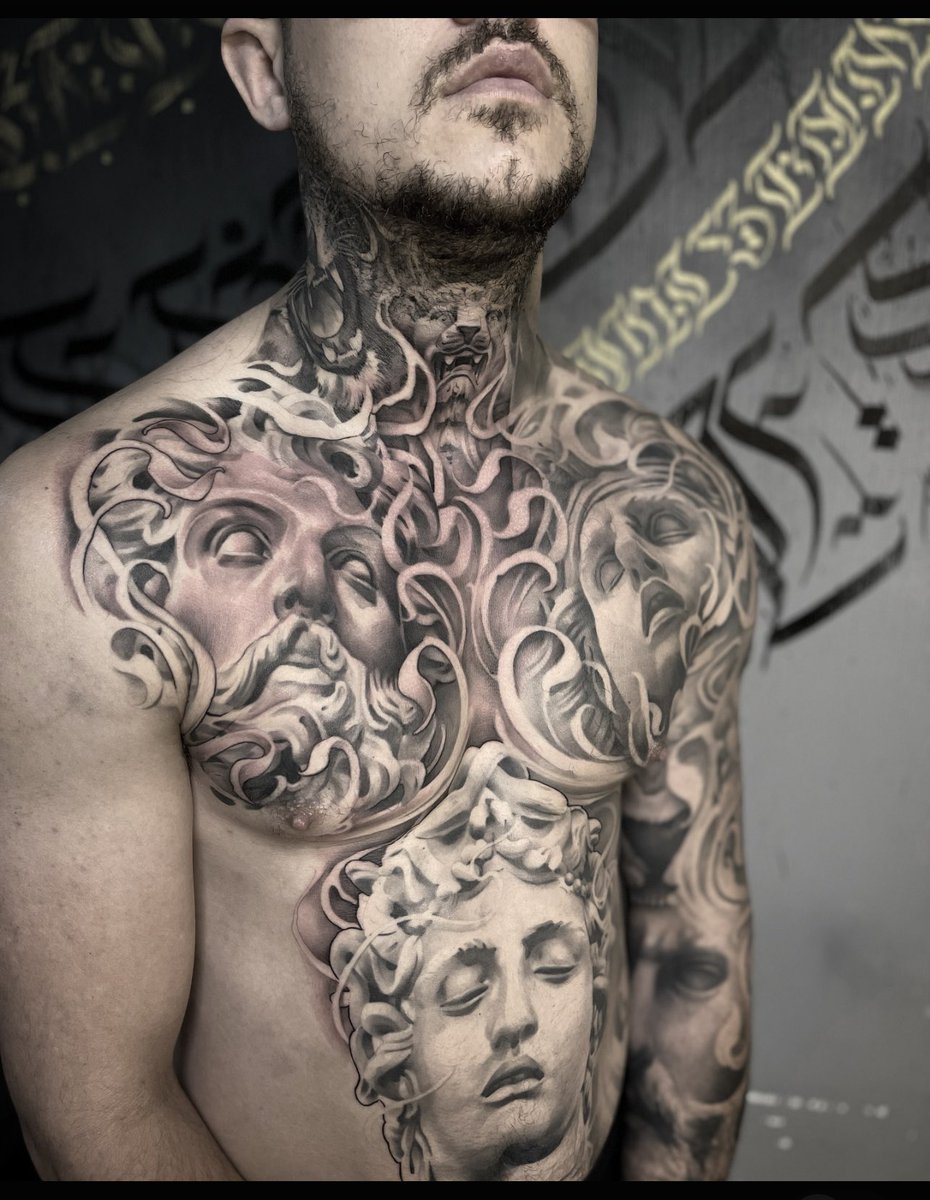 crypto131294's tweet photo. #Bodysuits #tattoo #progress #TrustTheProcess https://t.co/ek1rho59PG