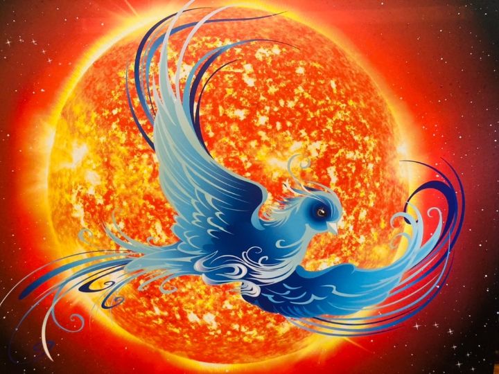 angelauraprints's tweet photo. New art! "Fire Phoenix". View at: https://t.co/qMAmCz8Mxu https://t.co/48ZuigU2Cs