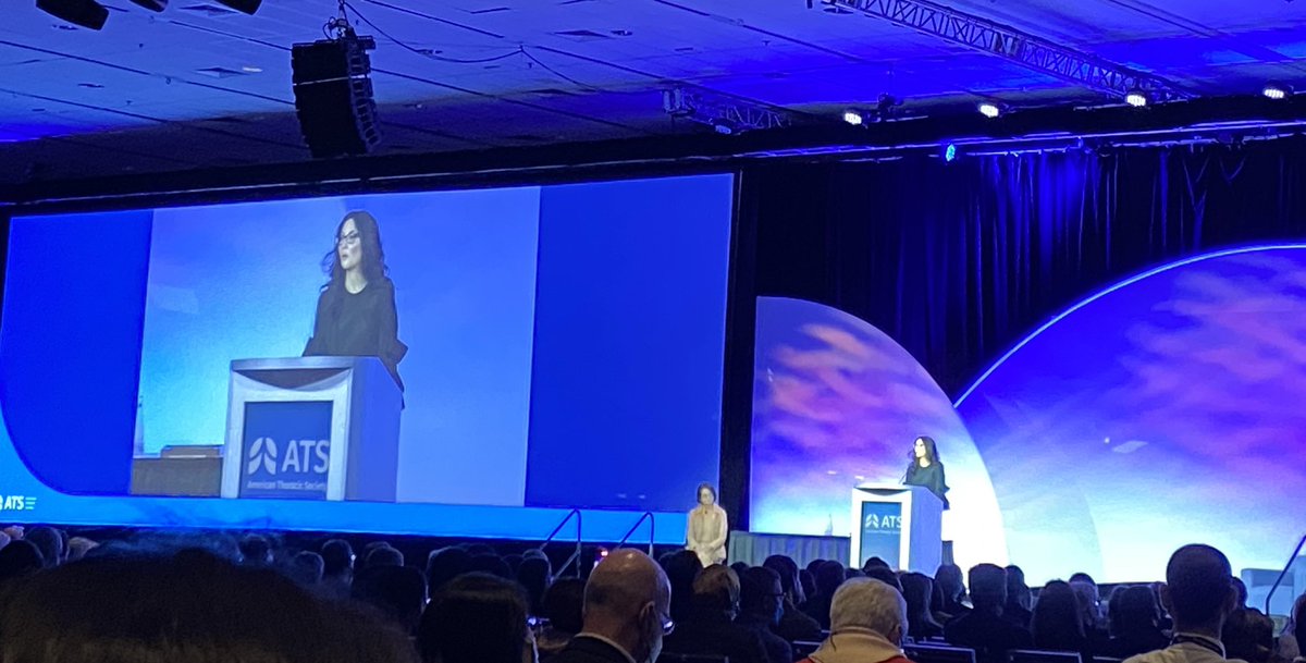 MAhsanZafarMD's tweet photo. Congratulations 🎊 and very well deserved! Distinguished Achievement Award 🥇 for Dr Han @meilan_han at @atscommunity #ATS2020 for her inspiring work in lung 🫁 diseases & #COPD https://t.co/sppftTKGSz