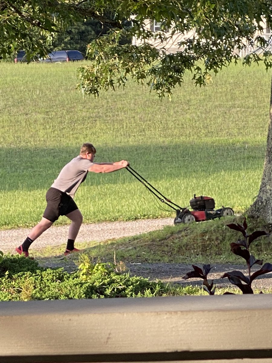 <a href="/BigJackReece/">Jack Reece</a>  c/o ‘25💪🏼👊🏼AFTER a workout that finished 340 on bench; 405 on squat; 235 on power clean…and now kicking some grass!!  🔥🔥🔥
#hardworkpaysoff 
<a href="/Coach2J/">Coach Garett Tujague</a> 
@Coach_HubbLU 
<a href="/PackFootball/">NC State Football</a> 
<a href="/CoastalFootball/">Coastal Football</a> 
<a href="/HokiesFB/">Virginia Tech Football</a> 
<a href="/WakeFB/">Wake Forest Football</a> 
<a href="/DukeFOOTBALL/">Duke Football</a>