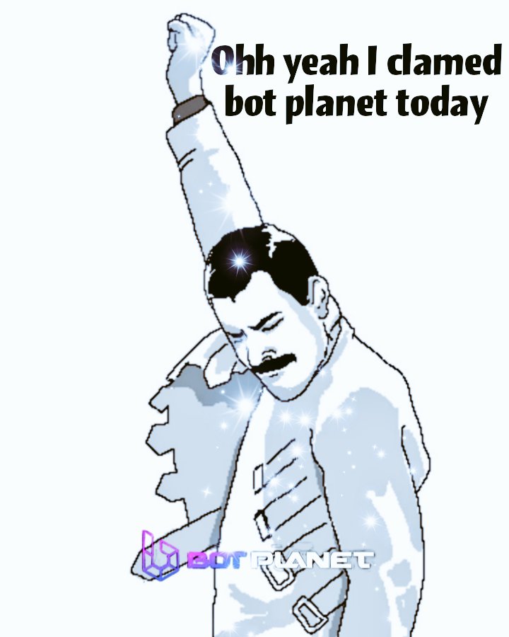 Foulateka's tweet photo. @BotPlanet_
#BotPlanet #Moon_Mission_Is_Confirmed #BotPlanetMeme 
#NFT #Competition #DeFi https://t.co/NG6boiIMOo