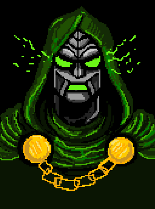 TrippySteve22's tweet photo. I done did it at @tombheads Auction House today! Meet BitReaper - Doctor Doom! 1 of 4 Legendary, and the final piece in the collection. @keepitlunatic Just keeps putting out Top Tier Art for this community and his holders! ๐๐ผ๐#FTM #NFTCommunity #BitReaper https://t.co/AEtKfmVza7