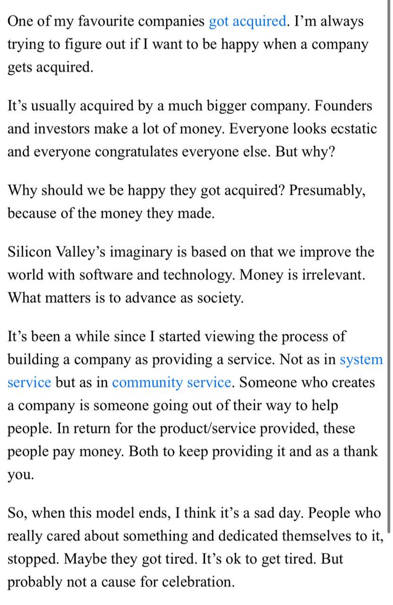 levelsio's tweet photo. Should we celebrate acquisitions at all?

https://t.co/7tRpEBx5vi by @sirodoht https://t.co/0k0ia0glKR