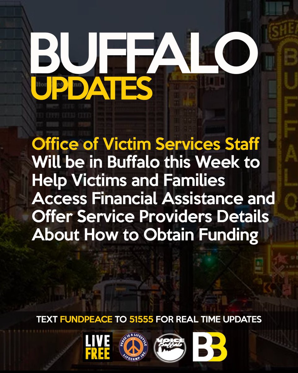LiveFreeUS's tweet photo. BUFFALO UPDATES: 2.8 Million in Funding Available #gun #Tops #death #shooter #newyork #buffalo #shooting #massshooting #mentalhealth #mentalhealthawareness #saturday #sunday #gethelp #massshootings #governmentassistance #grants #news #updates #family #mental #health #blackbuffalo https://t.co/INal6ufx1K