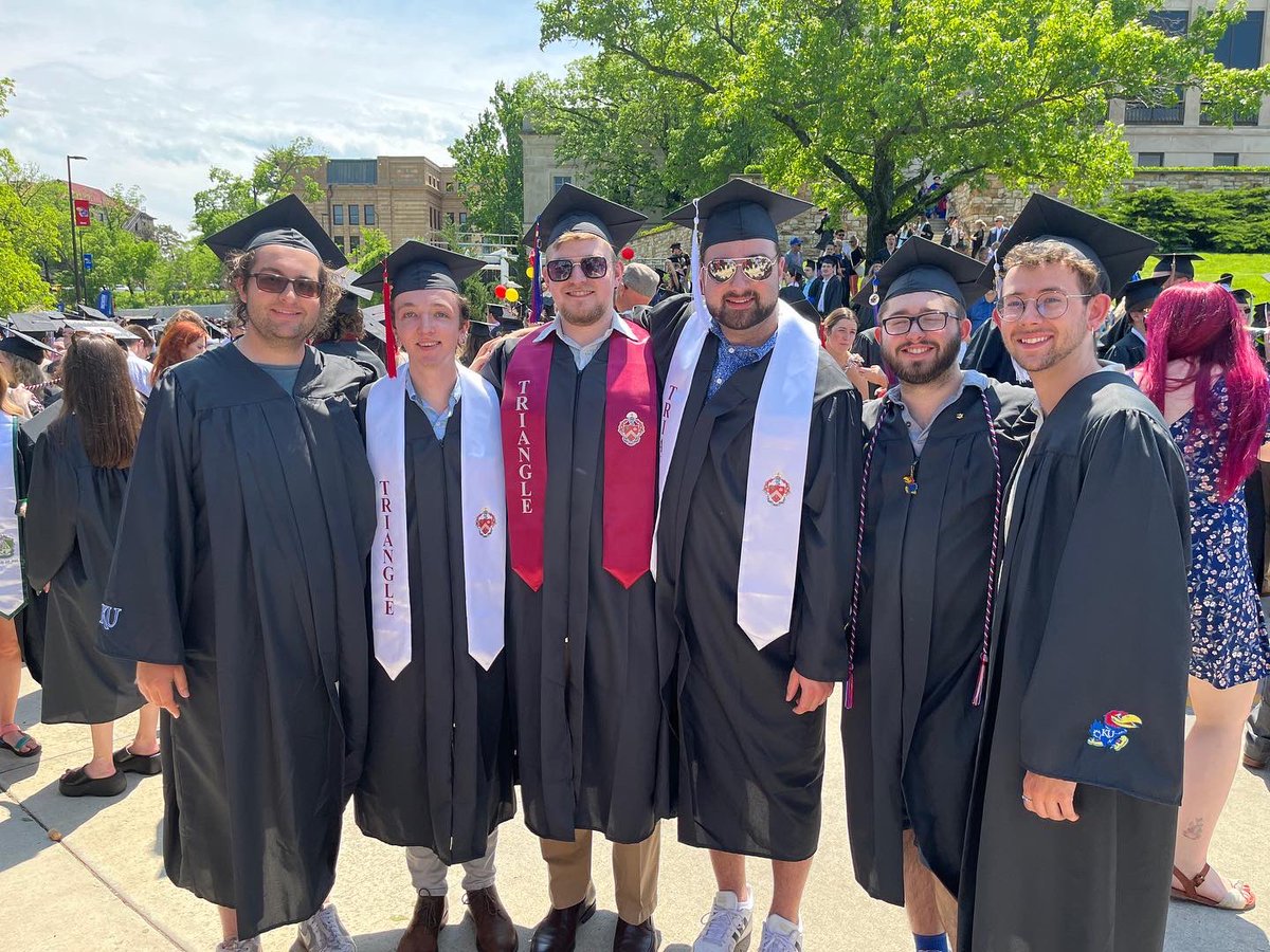 KUTriangle's tweet photo. Our 2022 graduates from the College of Liberal Arts and Sciences, School of Architecture and Design, and School of Journalism and Mass Communications https://t.co/qIcVWIiVZg