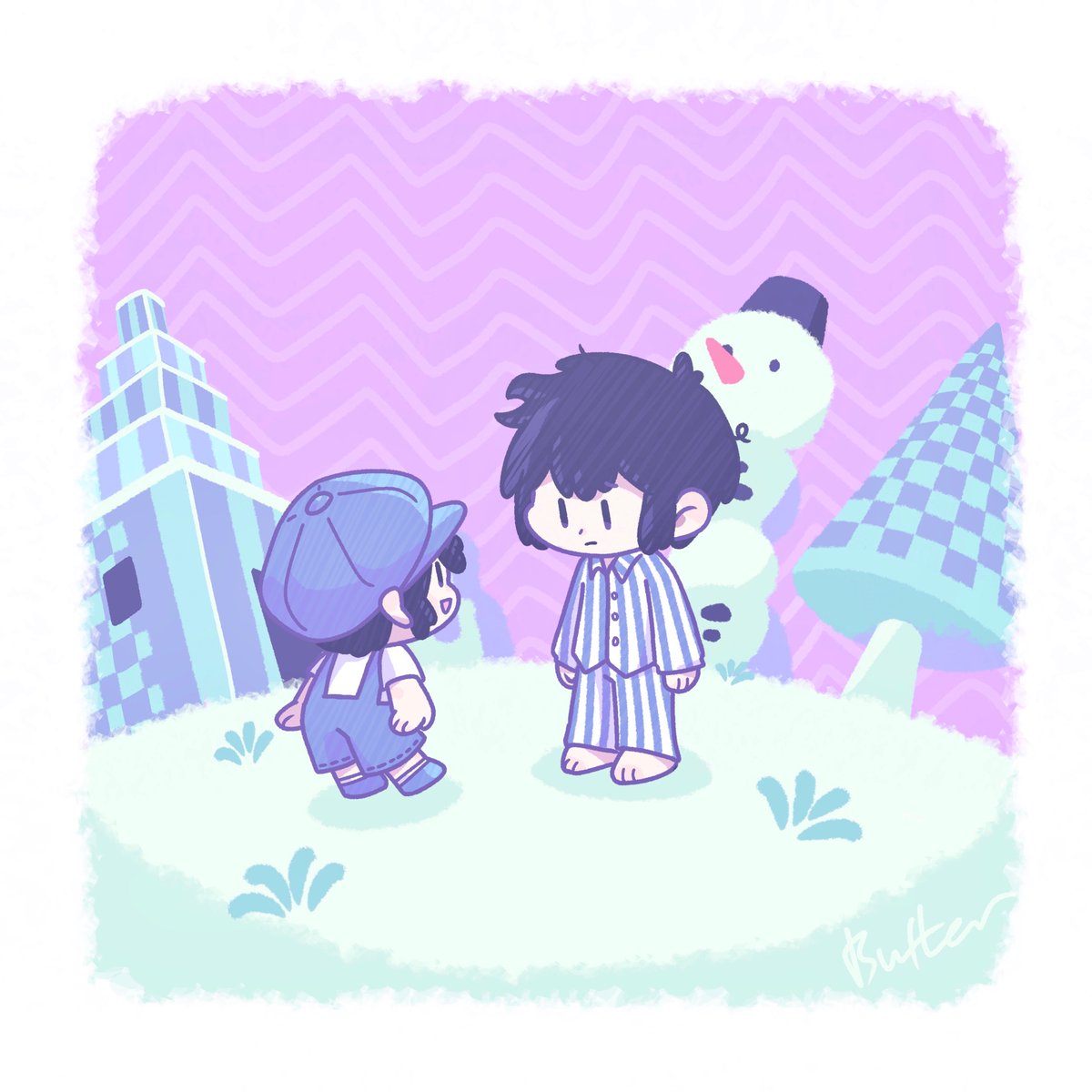 ButterTh2's tweet photo. ◇ It’s me, I’m you when you are younger.

#MOTHER2 
#earthbound https://t.co/JLStTc8k5G