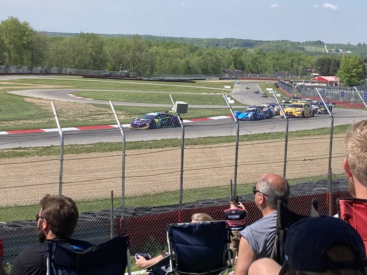 RadMax8's tweet image. Cool to see the People’s Champ @RyanEversley leading some laps in the @RickWareRacing #nurtecOTD (rimegepant) @Acura #NSX

That purple looked great in the sunshine from the Keyhole @Mid_Ohio #IMSAatMO