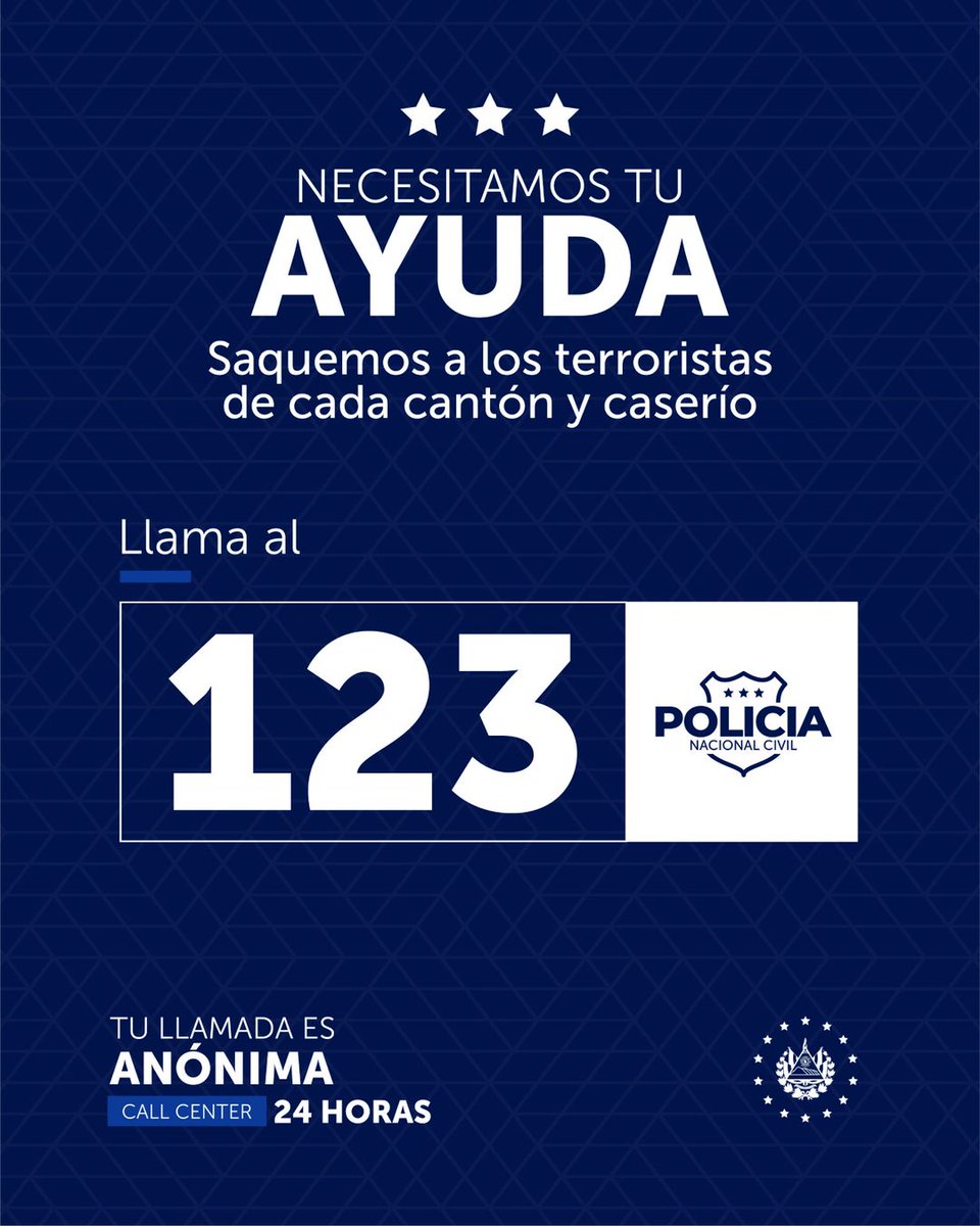 Necesitamos tu ayuda para capturar más terroristas.