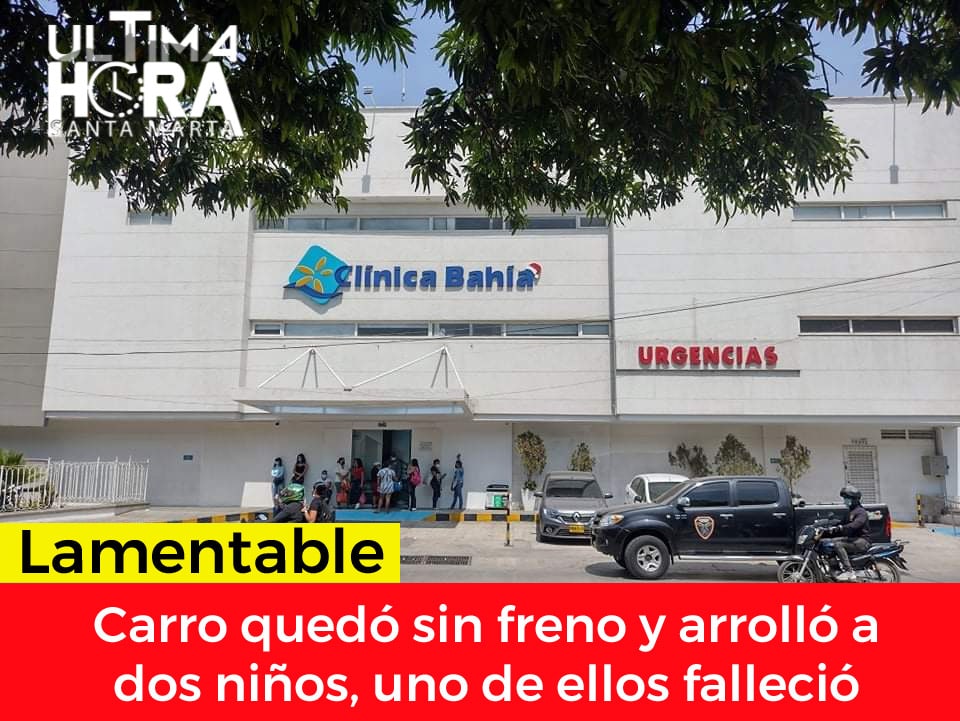 UltimaHoraSM's tweet photo. Los hechos ocurrieron en el barrio mencionado, muy cerca a la Avenida del Río, cuando los menores jugaban en la puerta de su casa.

Se conoció que una camioneta que fue estacionada, según su dueño con freno de manos, quedó sin ellos y se fue al vacío. https://t.co/cNJiu7ExbR