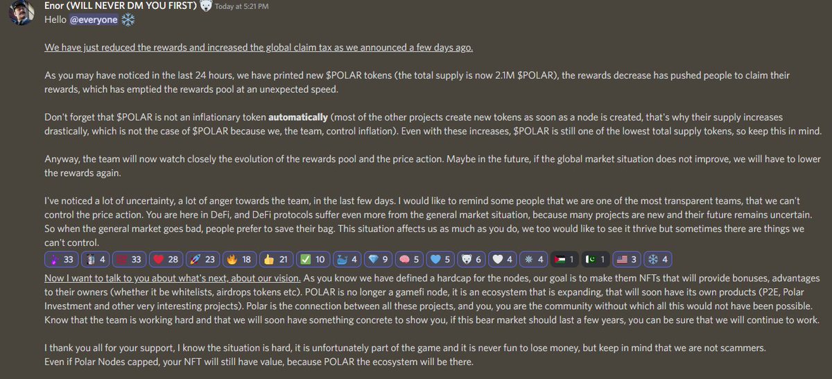 memezzawy's tweet photo. That's a REAL TALK🔥, "POLAR IS HERE TO STAY"🚀 @polar_nodes https://t.co/JSLb9ctfgY
