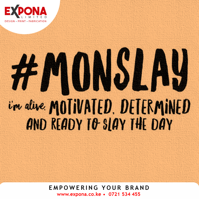 ExponaLimited's tweet photo. Yes we are!!😎😃

Let's start the week on a high note!

Have a great week ahead! https://t.co/3SmNQ55KZE