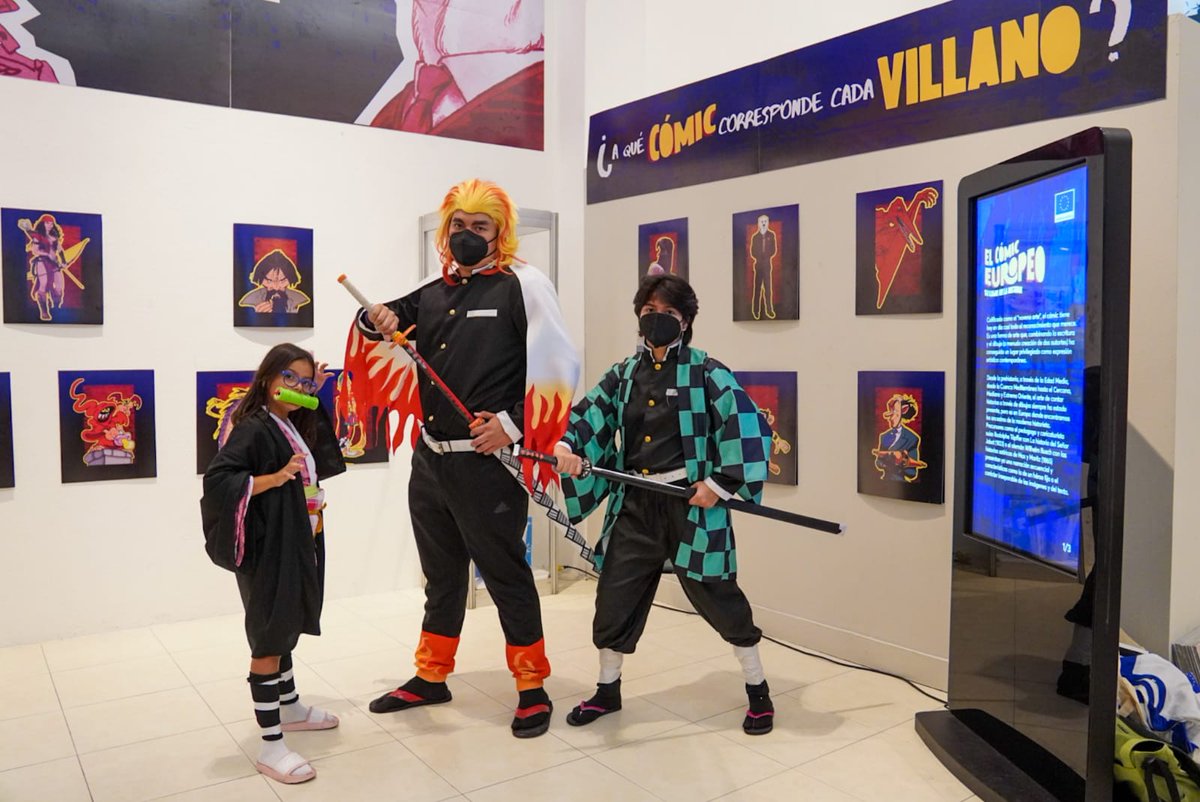 UEenElSalvador's tweet photo. ¡Muchas gracias a todas las personas que visitaron nuestra exposición sobre los villanos en el cómic europeo! Hasta el próximo @ComicConSV 😎🤙✌ https://t.co/o6FwK0v59e
