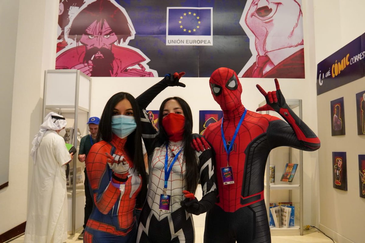 UEenElSalvador's tweet photo. ¡Muchas gracias a todas las personas que visitaron nuestra exposición sobre los villanos en el cómic europeo! Hasta el próximo @ComicConSV 😎🤙✌ https://t.co/o6FwK0v59e