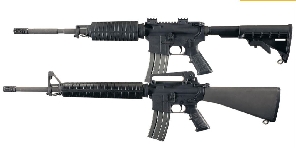 Bushmaster semiautomatic rifle.  It ain't for stopping burglars or hunting deer.  What's it for, again?