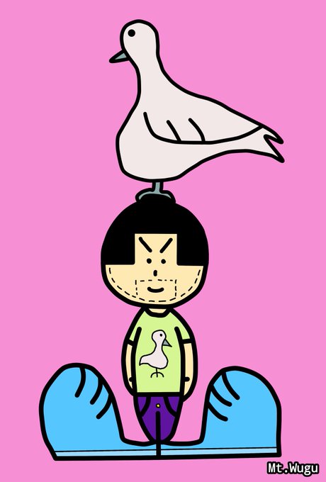 鳩のtwitterイラスト検索結果