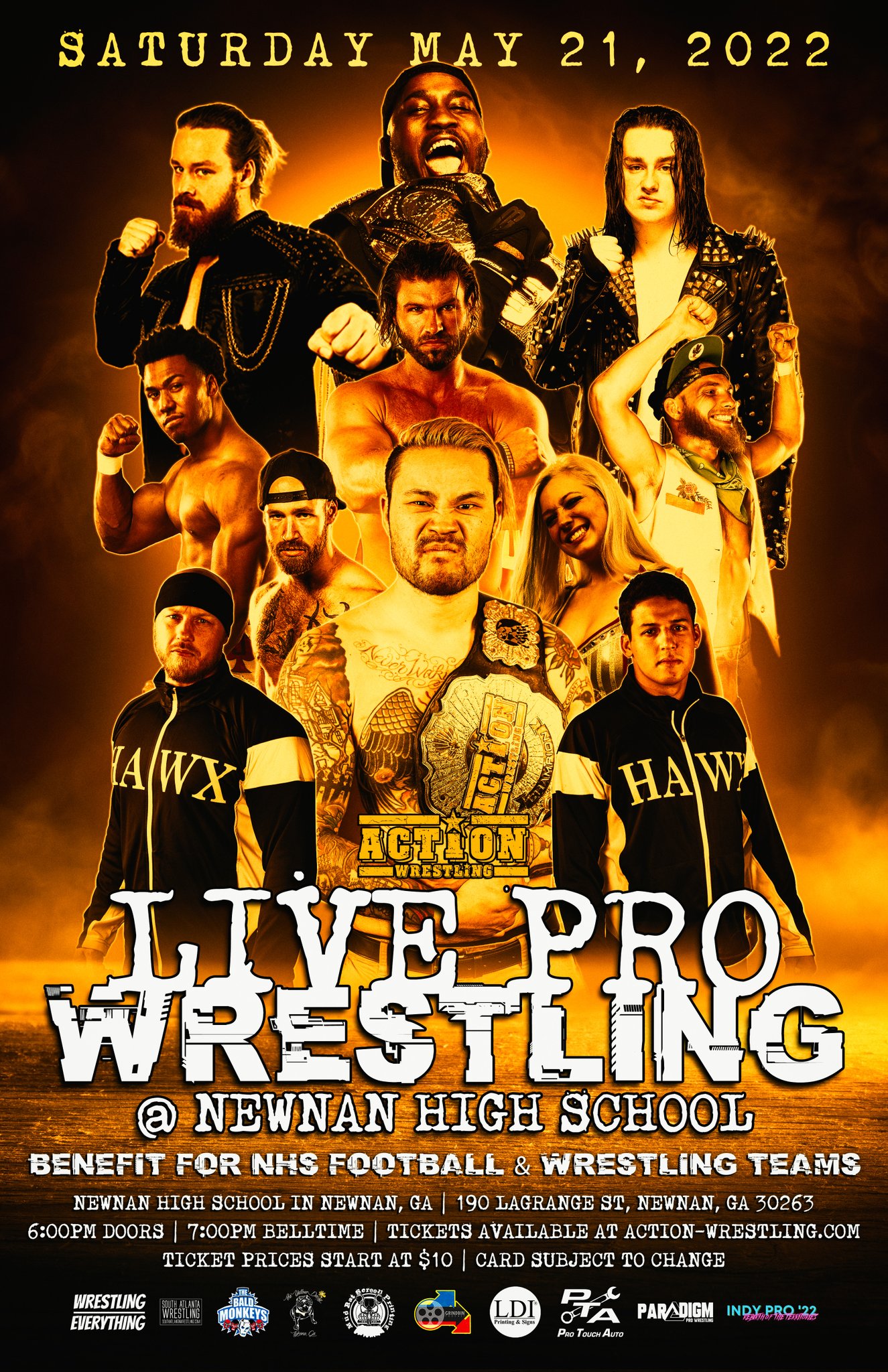 ACTION Wrestling on Twitter "This Saturday night at 7pm LIVE on https