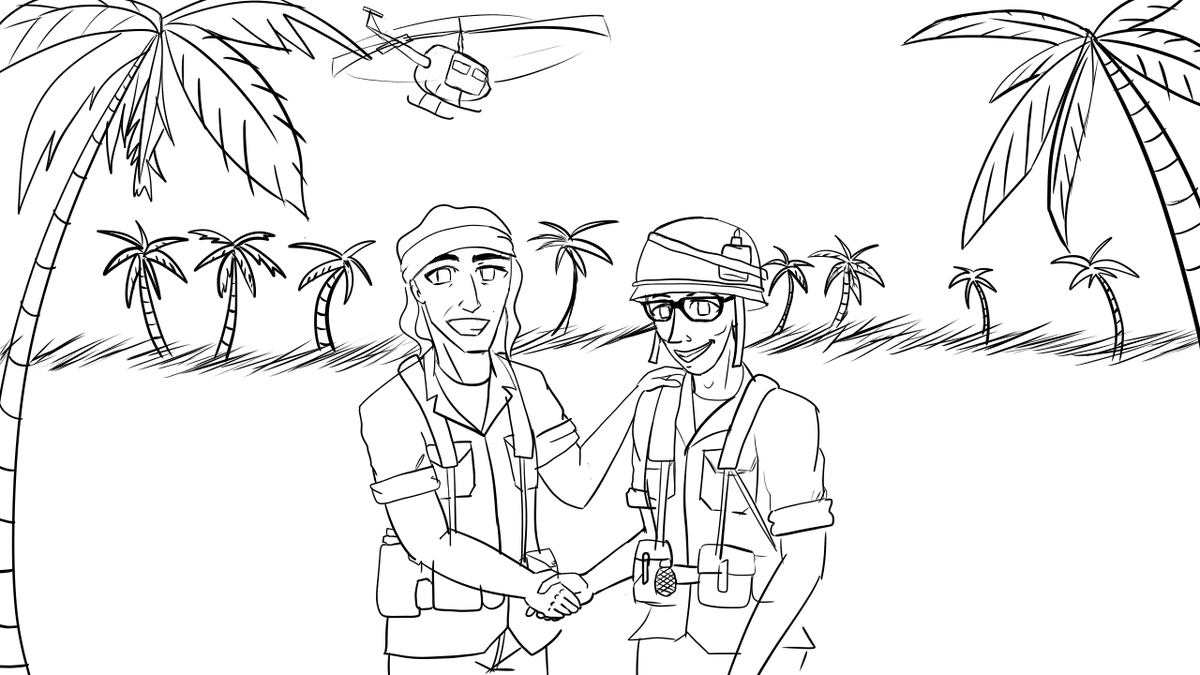 noqueiro1's tweet photo. Jack Walten and Felix Kranken, Vietnam 1969.
I'd like to think their infamous handshake goes way back to when they were drafted in the Army (just some headcanon to keep myself sane for episode 4 of #TheWaltenFiles). https://t.co/YeT6jWOY7F