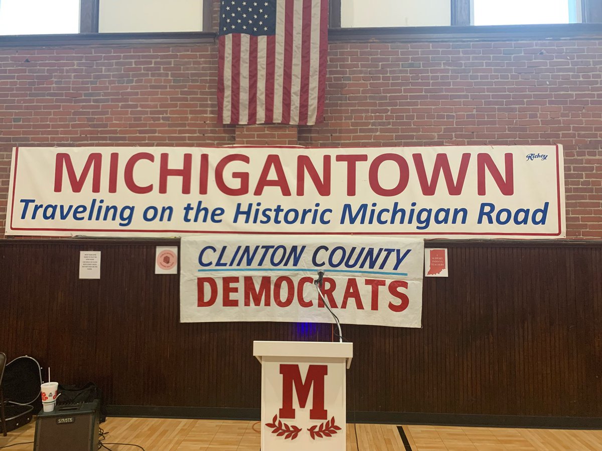 gomcdermott's tweet photo. Thank you Clinton County! Finished up a busy weekend campaigning at the annual Kennedy Dinner in Michigantown and spoke in front of an enthusiastic crowd! @tommcdermottjr #INDems #BeatingToddYoungOneStopataTime https://t.co/XAkBE4t9GY