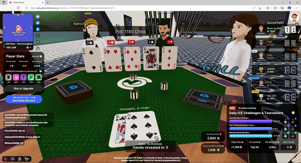 dm_watson2's tweet photo. LOOKING FOR DELEGATOR NO CHEATING JUST PLAYING SAFE ALWAYS. MULITIPLE STACK MUCH BETTER DM ME IF YOU ARE INTERESTED. #ICEPOKER #Decentraland https://t.co/Vr4DyyjLDH