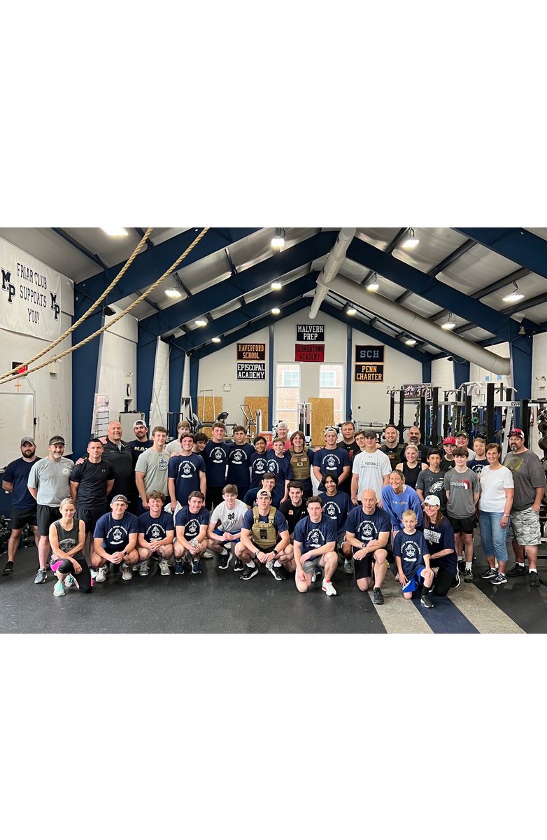 skeeterdaville's tweet photo. Way to go @jakereid58 in leading a great Murph Challenge at Malvern Prep #brotherhood https://t.co/JPt374OCAc
