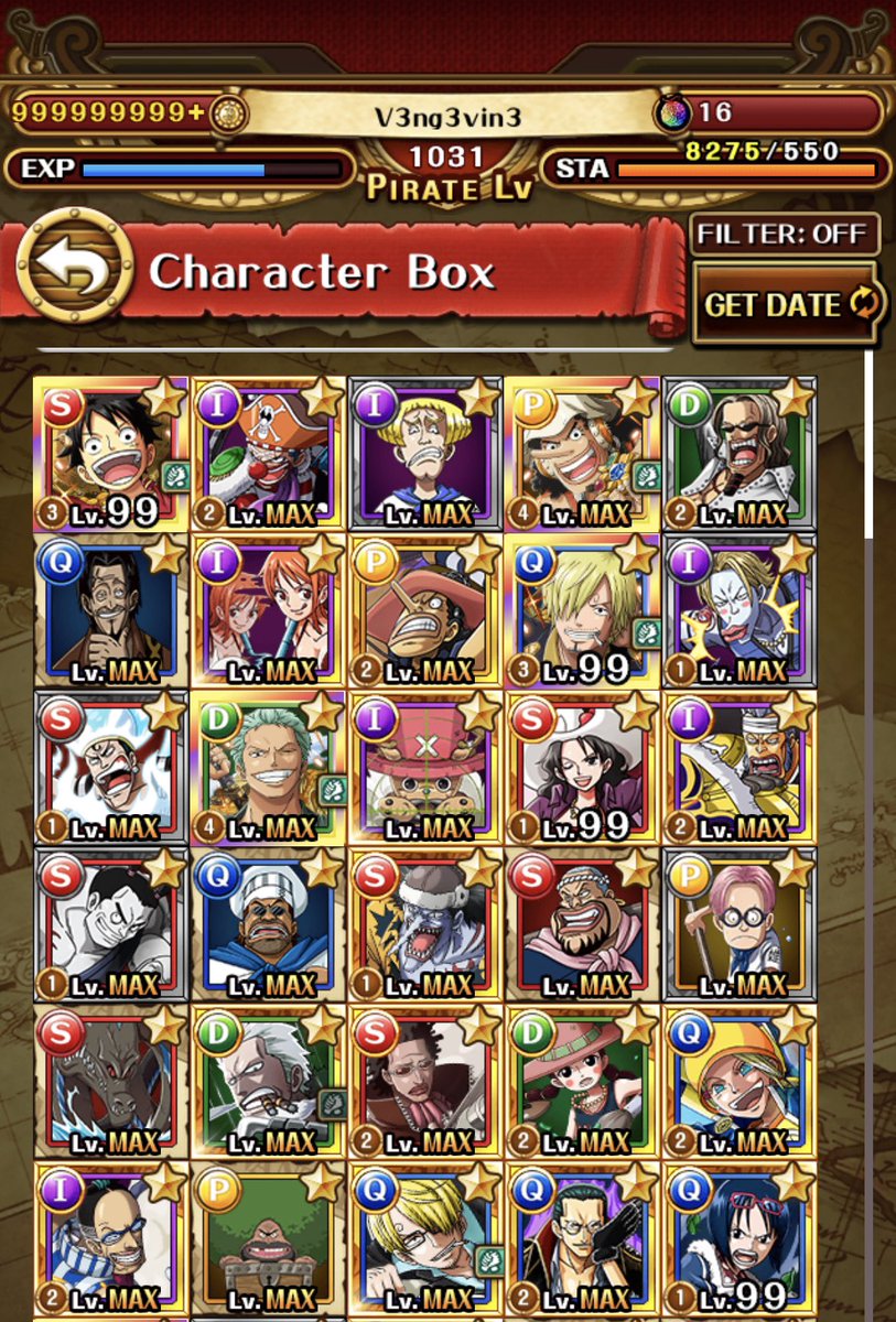 V3ng3vin3's tweet photo. #MyOPTCMemory is simply playing this game since the release of the global version. Super depressed way back then and now I get to hangout and play the same game as all the people that I talk to now. Post your get date box when you started the game below!🥳#TreCru #OPTC https://t.co/hkyFdr4Cur