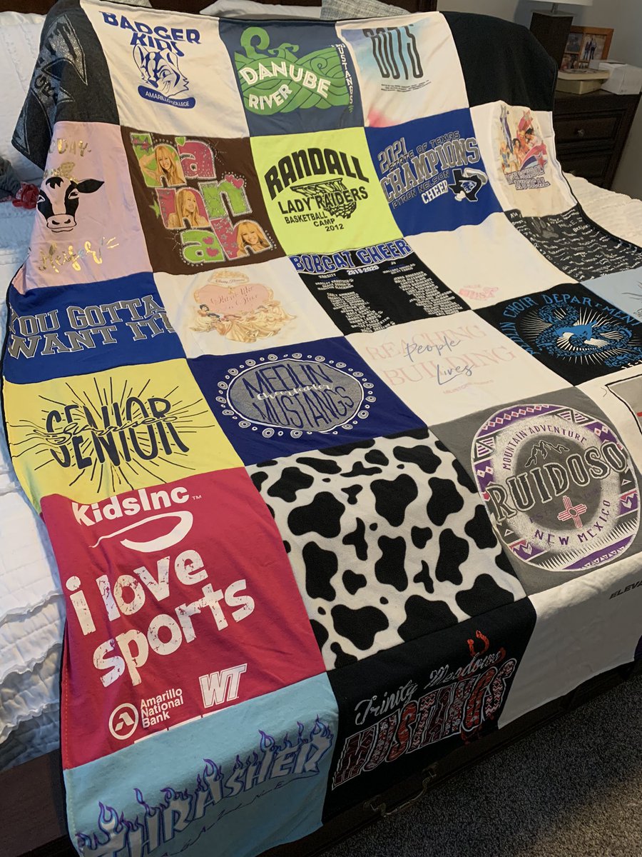 Thank you for our awesome quilt <a href="/ProjectRepat/">Project Repat</a> ! My Senior is going to absolutely love it!!!