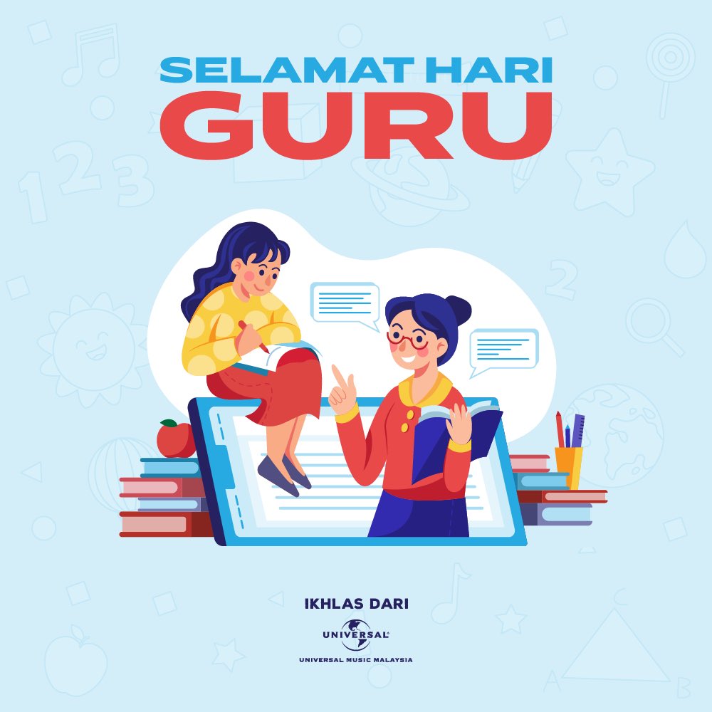 UMDomestic's tweet photo. "Seorang guru menggandeng tangan, membuka pikiran, menyentuh hati, membentuk masa depan" - Henry Adams
Jangan pernah lupa jasa guru yang membentuk masa depan kita 💕 Selamat Hari Guru kepada semua tenaga pengajar💫
Iklas dari #UMMFAM https://t.co/SWlBkuUN6j