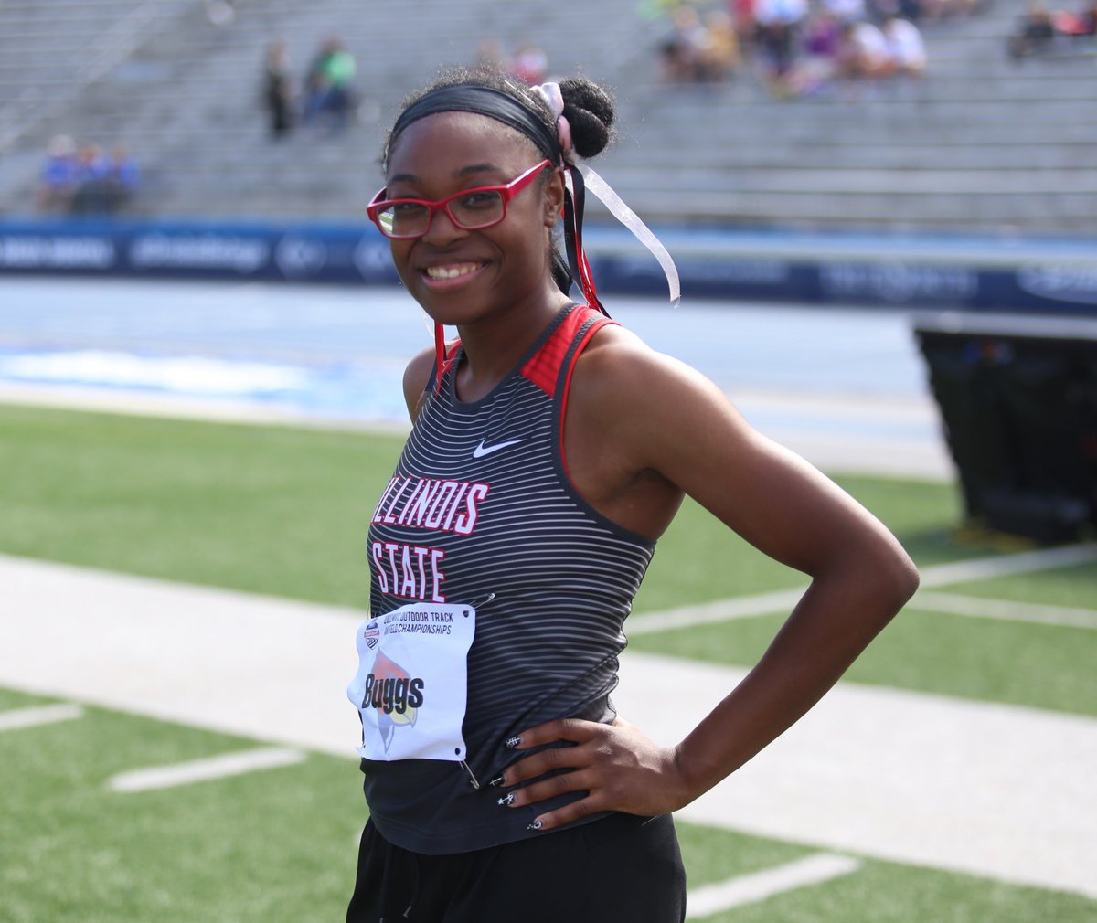 BIG WEEKEND for this Birthday Bird🥳

Bri Buggs came through with some big points for the ‘Birds in the sprints, taking fourth in both the 100m and 200m! Buggs was also a member of the MVC Runner-Up 4x100m relay team.