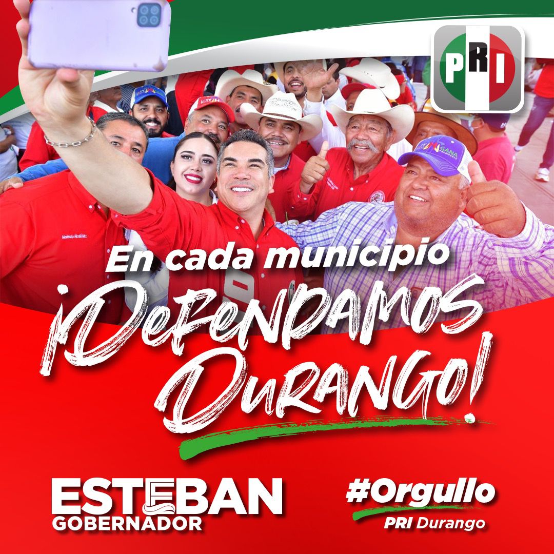 VaPorTepe's tweet photo. En nuestro municipio estamos listos , unidos #DefendamosDurango, juntos a nuestro presidente Nacional @alitomorenoc y nuestros candidatos @EVillegasV y Marisela Corral.
#OrgulloPRIDGO
#EstebanGobernador 
@yanez_arturo @RocioRebolloM @OliMendozaOMS @JoseLuisCarranz @RICH_ARAGON https://t.co/4D06IJ7Ita