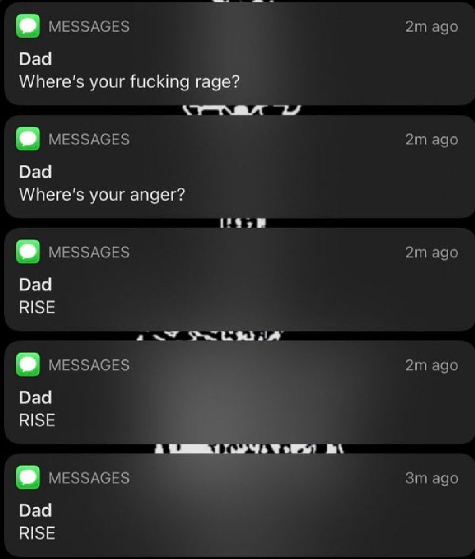 My dad messaged me this today. Good morning to you too?