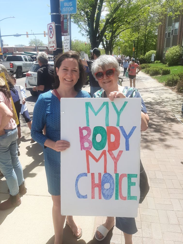 ashleystolzmann's tweet photo. I am so proud to be endorsed by #voteprochoice! In Longmont and Boulder we had an amazing turnout of community members standing up for human rights! https://t.co/nU00jxdARo