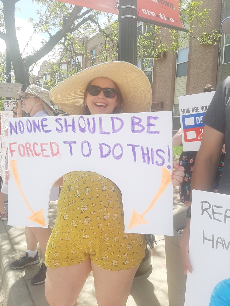 ashleystolzmann's tweet photo. I am so proud to be endorsed by #voteprochoice! In Longmont and Boulder we had an amazing turnout of community members standing up for human rights! https://t.co/nU00jxdARo
