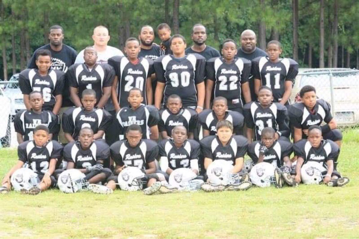 JaylenCovingto3's tweet photo. How it started vs TODAY! We will forever be WR RAIDERS NATION! https://t.co/hrSXeT14yW