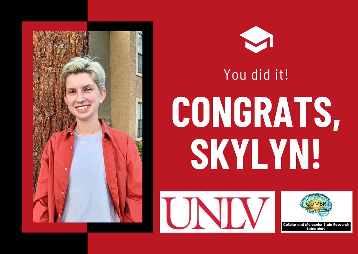 UNLVBrainHealth's tweet photo. Congratulations to Skylyn Ferguson on her graduation!! 🎉Thank you for your contribution to research and we wish you the best in all your future endeavors! #UNLVBrainHealth #CaMBRLab #UNLVGrad #UNLV @unlv https://t.co/bEfkgYHm0g