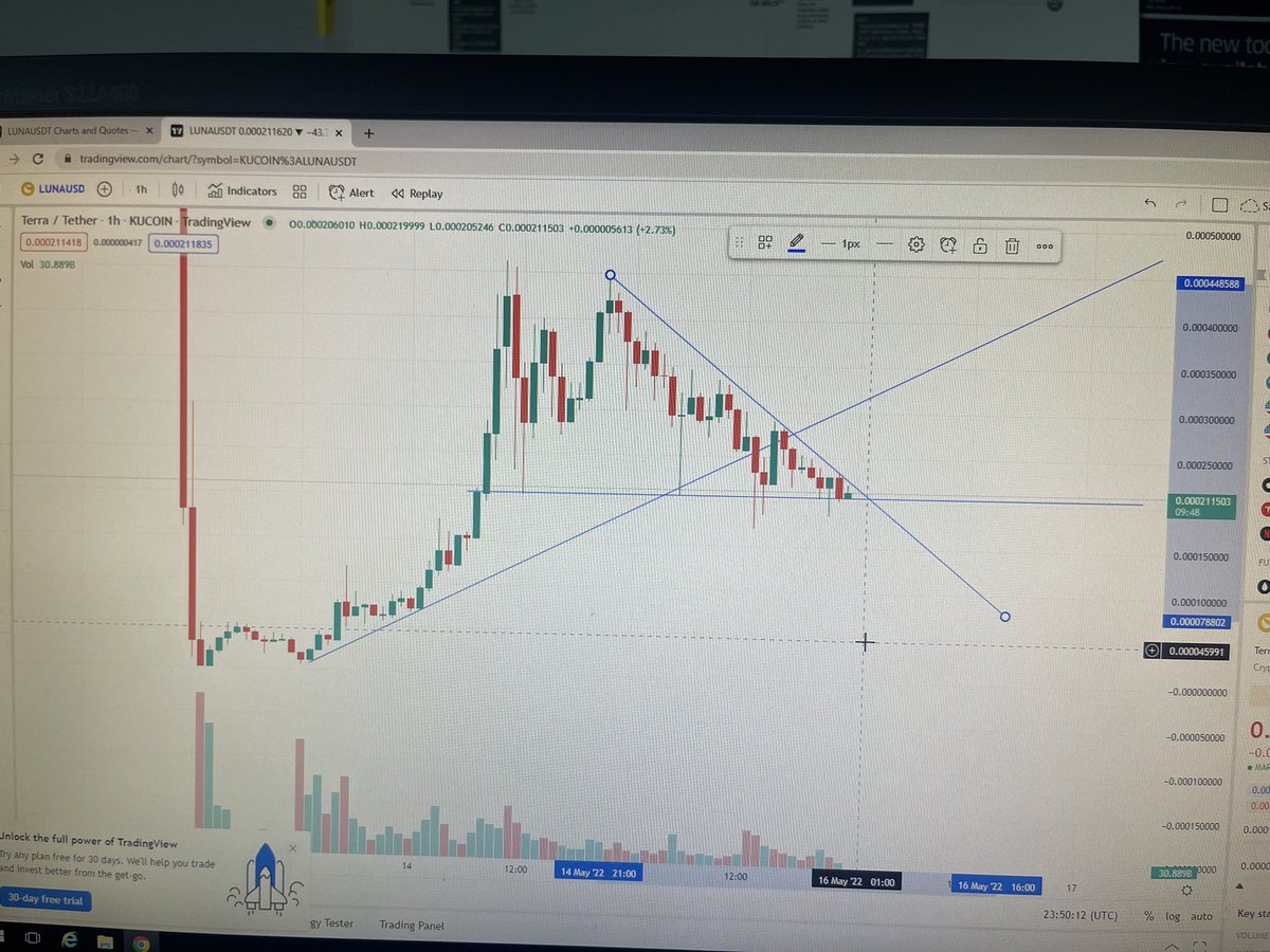 $luna bull Flag anyone ? Feeling a pump coming soon with the fact they’re secretly burning tokens 🤫 #lunaterra #luna #lunacoin #LUNAtic