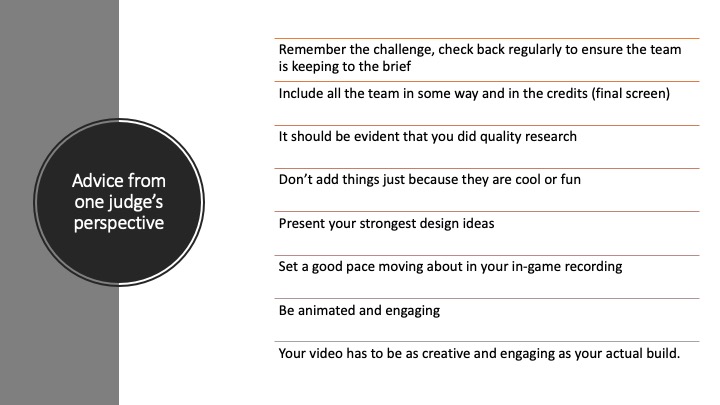 BronSt's tweet photo. .@digilearnvic Attention participants in the #StationIdeation #Minecraft Challenge for Victorian schools. As a judge of several competitions here's my advice on creating a great entry. Discuss with your students what they think makes a great entry. The June 8 deadline is looming! https://t.co/pl2IBQ0NMl
