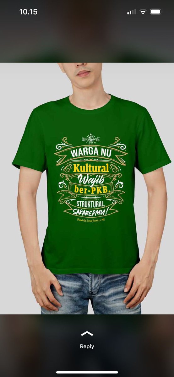 Foto kiriman Kyai Imam Jazuli Cirebon, keren banget kaosnya, maturnuwun Kyai