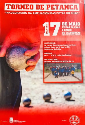 El CLUB PETANCA CORUÑA tiene Competición mañana 17 de mayo, Día de las Letras Gallegas, en O Barco de Valdeorras. Esperamos hacer un digno papel en representación de la PETANCA DEPORTIVA CORUÑESA.