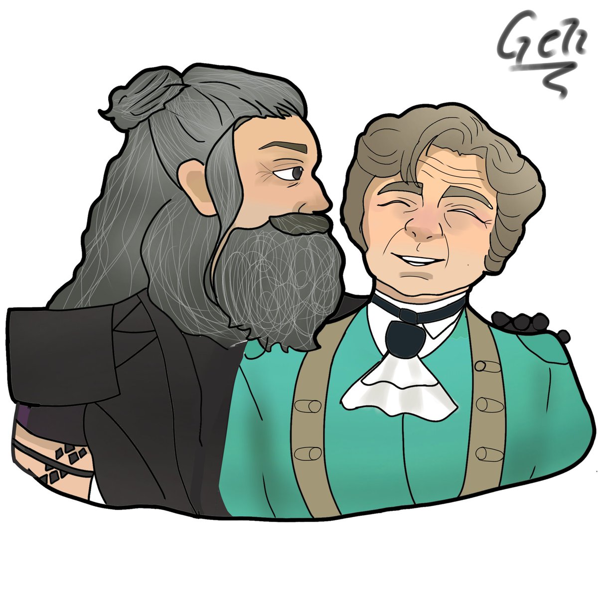 GeLi59412497's tweet photo. I love you so much, please be happy again 🥺
#ofmd #ourflagmeansdeathfanart #OurFlagMeansDeath https://t.co/2j2evKOoUL
