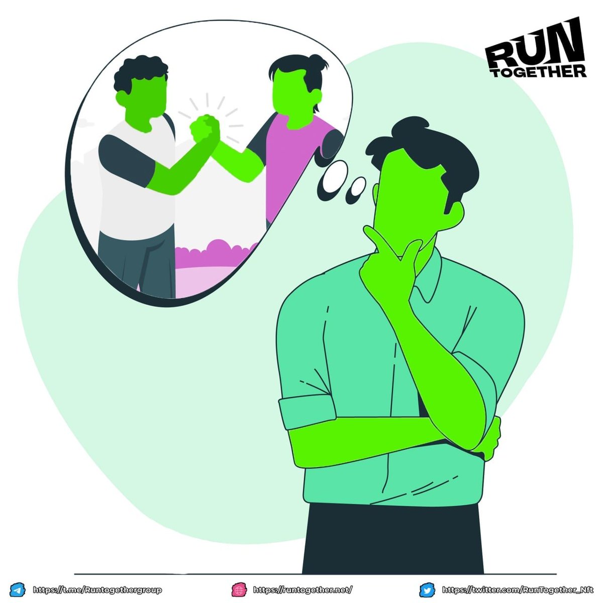 🏃‍♀️UNDERSTANDING THE REFERRAL MECHANISM🏃‍♀️
Details here : 👉t.me/Runtogetherann…
Find us at linktr.ee/runtogether.of…

#RUNTOGETHER #NFT #MoveToEarn