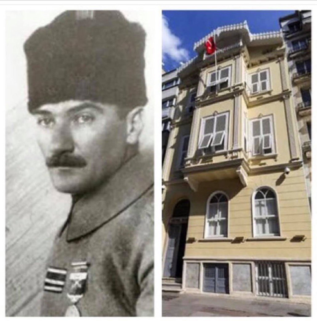 #103yılönce 
16 Mayıs 1919...
M.Kemal Paşa, Padişah'la son görüşmesini yapar. Şişlideki evinde annesine ve kız kardeşine veda eder. 48 kişiyle, saat 16.30'da Bandırma Vapuru'yla hareket eder. 
Tarihin akışını değiştirecek liderin yolculuğu başlamış, ok yaydan çıkmıştı...
#19mayıs