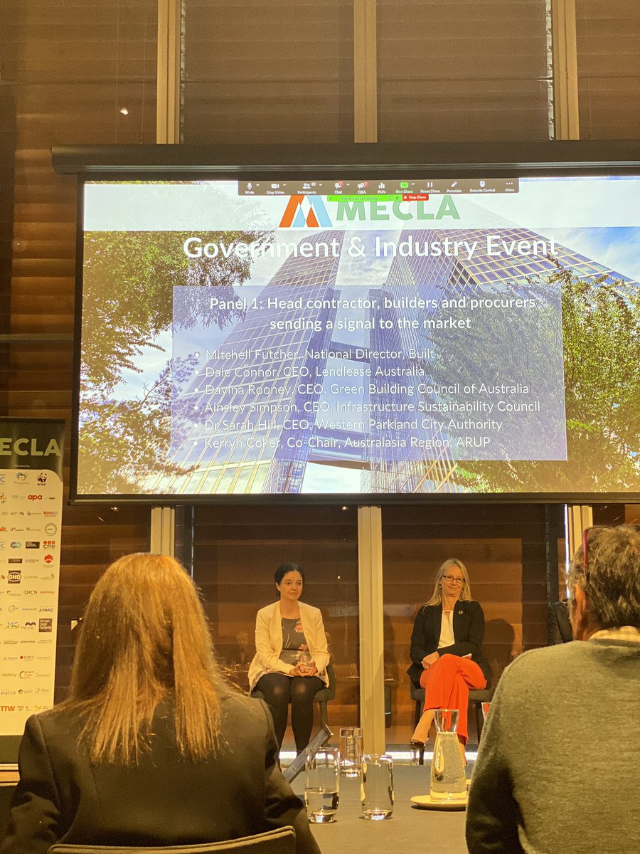 SmartcreteC's tweet photo. @gbcaus shared at the @WWF #MECLA panel that globally we all agree on the problem for #embodiedcarbon in building, we don’t agree on the #metrics.  With a #GlobalMarket CEO @rooney_davina says “We need to look outwards to look inwards” when setting our own decarbonisation agenda. https://t.co/wE0CvevUC6