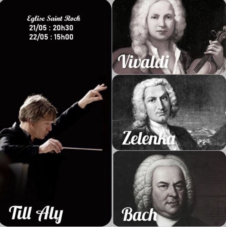 lesmusesgalante's tweet photo. 🎶🎻nos prochains concerts

SAM 21 MAI 20h30
DIM 22 MAI 15h30
Eglise St Roch à Paris 

Missa in omnium sanctorum ZWV 21 de J.D.ZELENKA
Magnificat RV 610 d’A.VIVALDI 

Missa Brevis BWV 232 (Version de 1733) de J.S.BACH 

Choeur de Paris
Ensemble Les Muses Galantes
dir. Till Ally https://t.co/sU43sdCZiJ