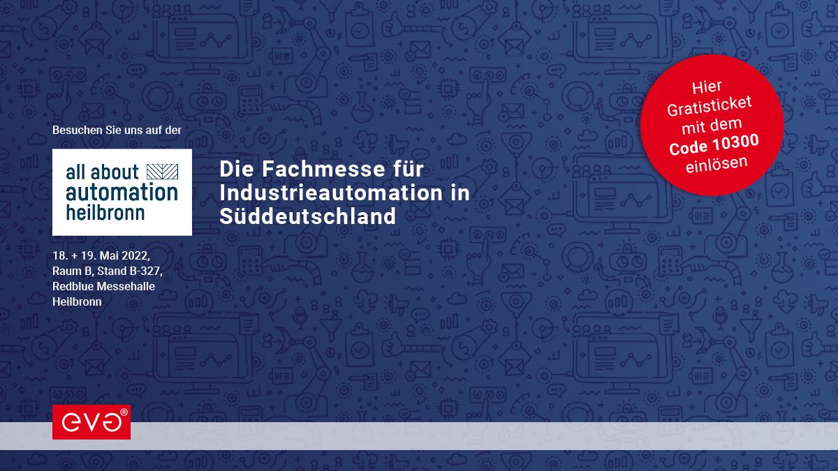 Von Düsseldorf geht es direkt nach Heilbronn auf die nächste <a href="/aaamesse/">allaboutautomation</a>.

Start ist am 18. Mai 2022.

Für uns das erste Mal in Heilbronn in Raum B, Stand 327. Wir freuen uns!

Zum kostenlosen Eintrittsgutschein mit dem Code 10300: bit.ly/3yB8h5z

#allaboutautomation