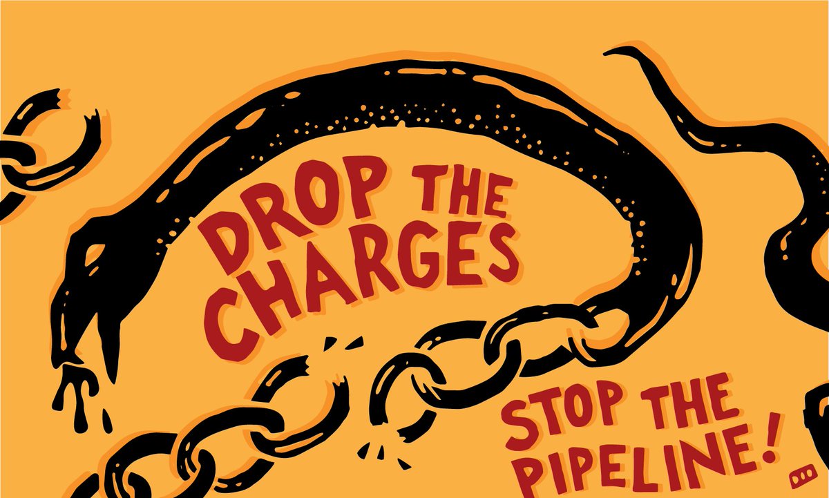 aderickson's tweet photo. Water protectors are facing escalated charges–even felonies—& have endured police torture called “pain-compliance” for standing up for our water & planet.
Tell @GovTimWalz & @KeithEllison to honor the treaties & drop the charges: https://t.co/2wP3noWvaZ
#DropL3Charges #StopLine3 https://t.co/EedkZdEfeq